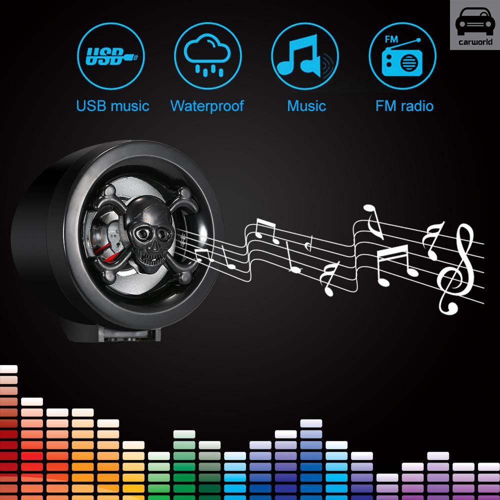 motorcycle handlebar audio system