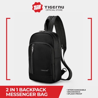 Tigernu T-S8089 2 in 1 Convertible Anti Theft RFID Safe Backpack Crossbody Bag