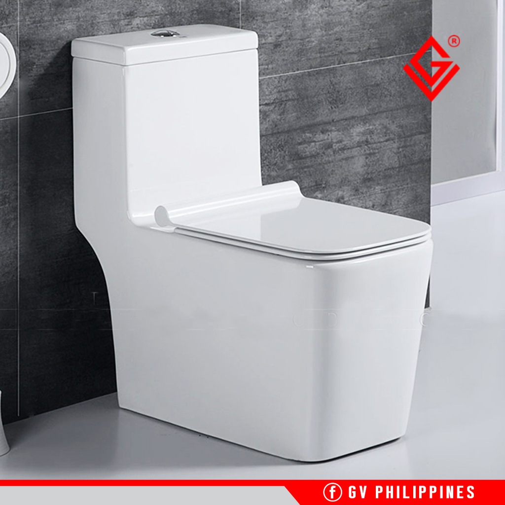 GV Toilet 2048 One Piece Water Closet Toilet Bowl free fittings Shopee Philippines