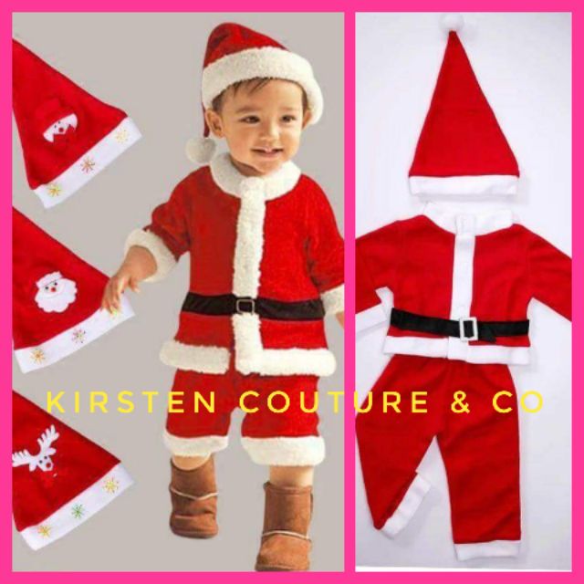 santa costume baby boy