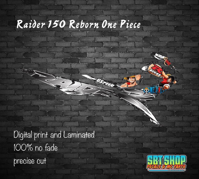 Raider150 Decals One Piece Shopee Philippines