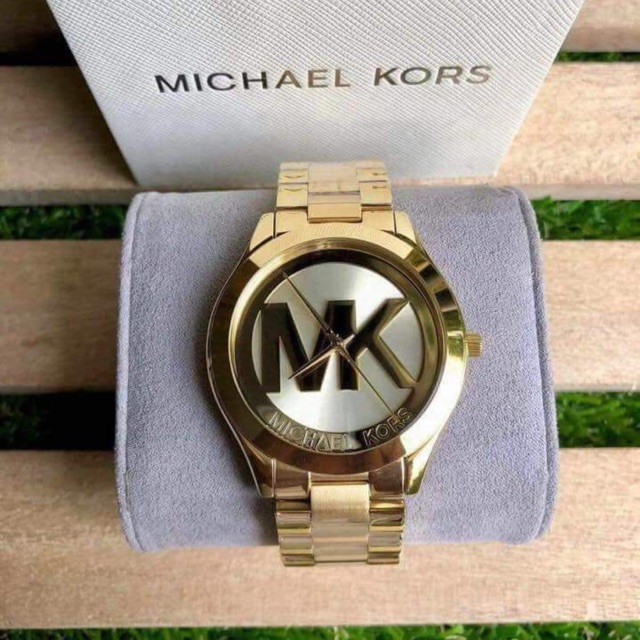 mk watch with mk logo