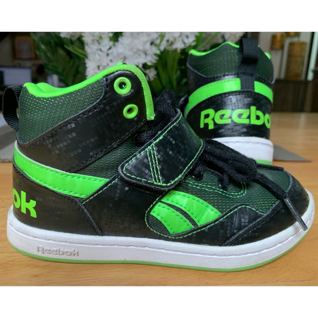 reebok classic black and green