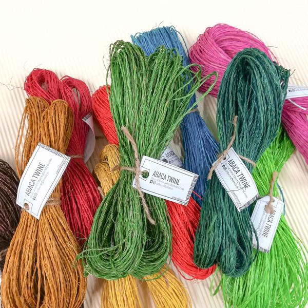 Colored Abaca Twine The Craft Central Shopee Philippines