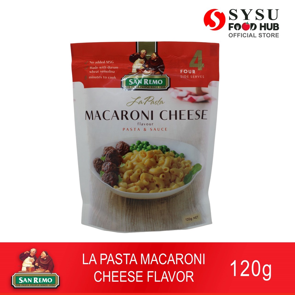 San Remo La Pasta Macaroni Cheese Flavour 120g Shopee Philippines