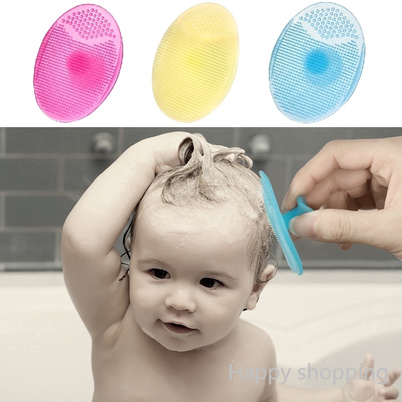 silicone cradle cap brush