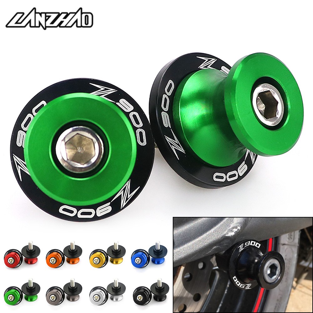 part Z900 Motorcycle Swingarm Spools Stand Screws M8 CNC Aluminum
