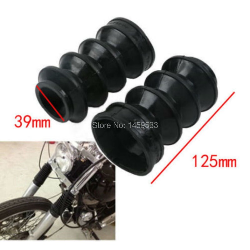 Refit Rubber Fork Gaiters Gators Boots Fits For Harley HD Sportster XL