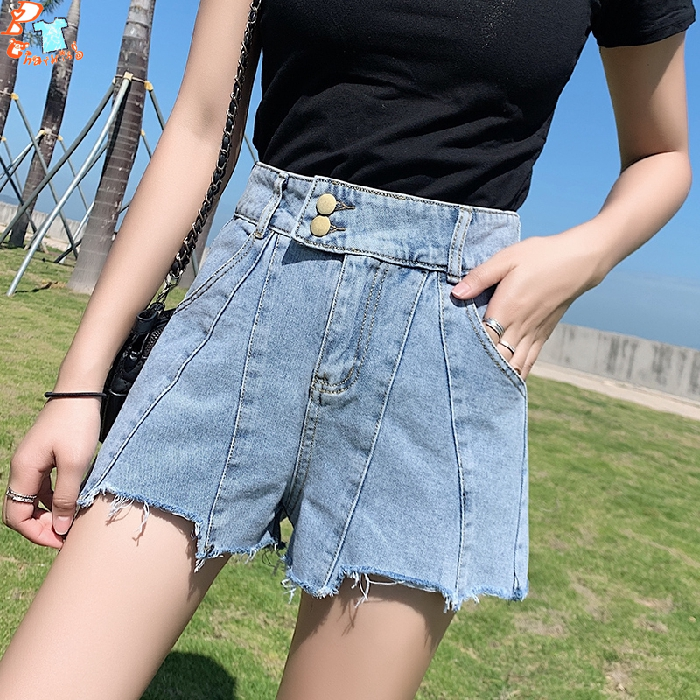 loose leg jean shorts