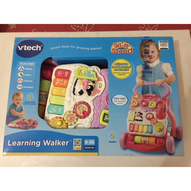 vtech learning walker pink