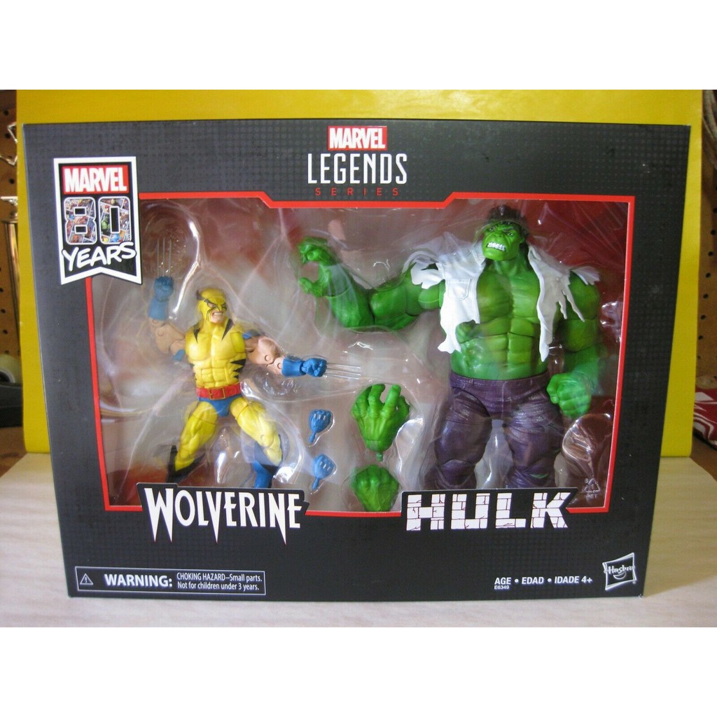 marvel legends wolverine hulk 2 pack