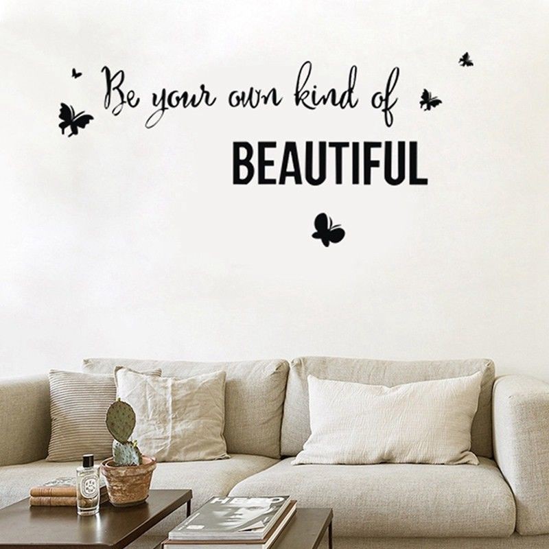 Be your own kind of Beautiful Wall Quotes Bedroom Wall Stickers UK 135