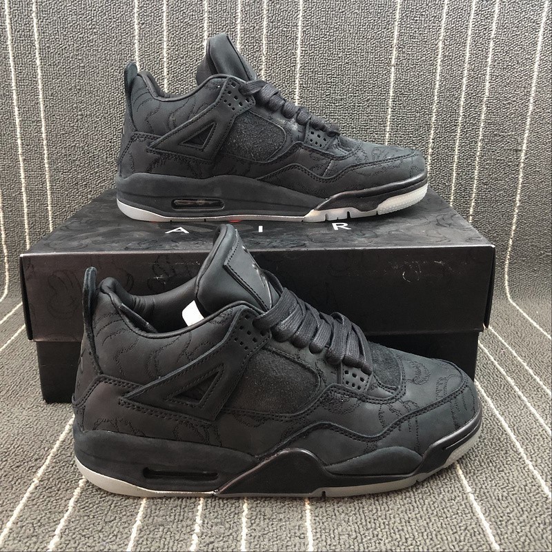 jordan 4 all black suede