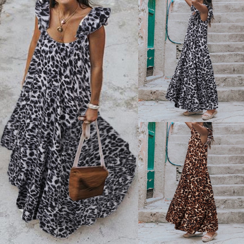 leopard print beach wear