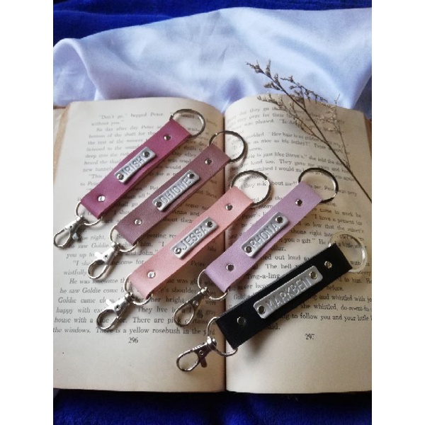 PERSONALIZED LEATHER KEYCHAIN (FOR PERSONAL USE, GIVEAWAYS OR SOUVENIRS ...