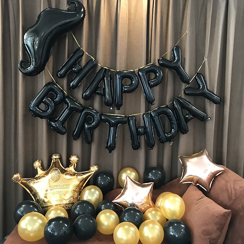 balloon decoration for boyfriend birthday