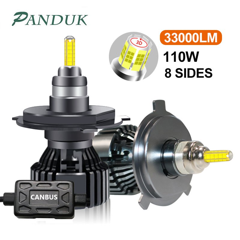 PANDUK H4 H1 33000LM 110W Canbus Car Headlight Bulb 360 H7 LED HB3 HB4 9012  HIR2 D1S D2S Led H11 900 | Shopee Philippines