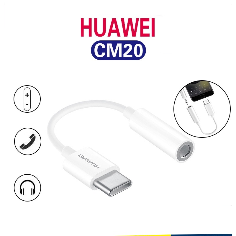 HUAWEI CM20 Headphone Jack Adapter USB Type C 3.5mm Can Be Used With ...