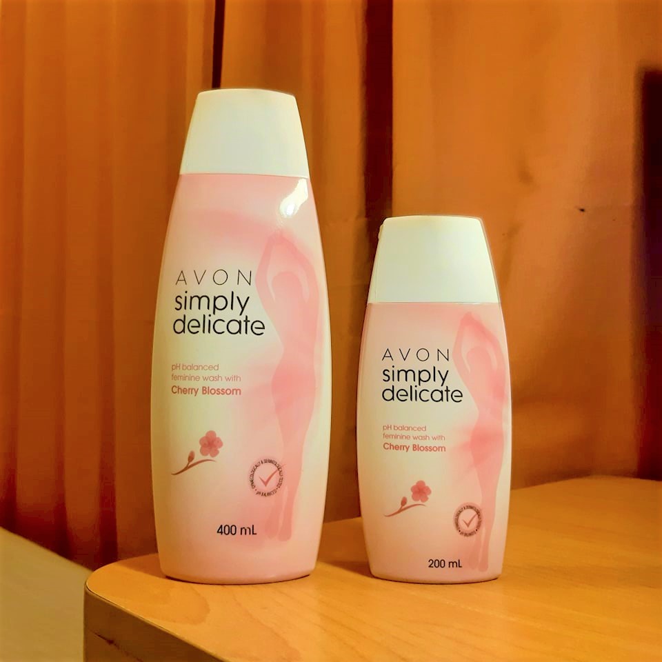 Avon Simply Delicate Feminine Wash with Cherry Blossom (200mL, or 400mL