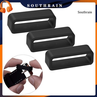 SOUN- 12-30mm Silicone Replacement Elastic Wrist Watch Strap Band Loop Ring Accessory