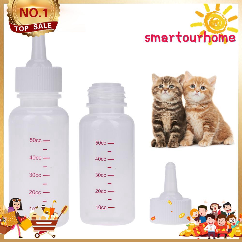 Ready Stock 50ml Puppy Kitten Feeding Bottle Pet Dog Cat