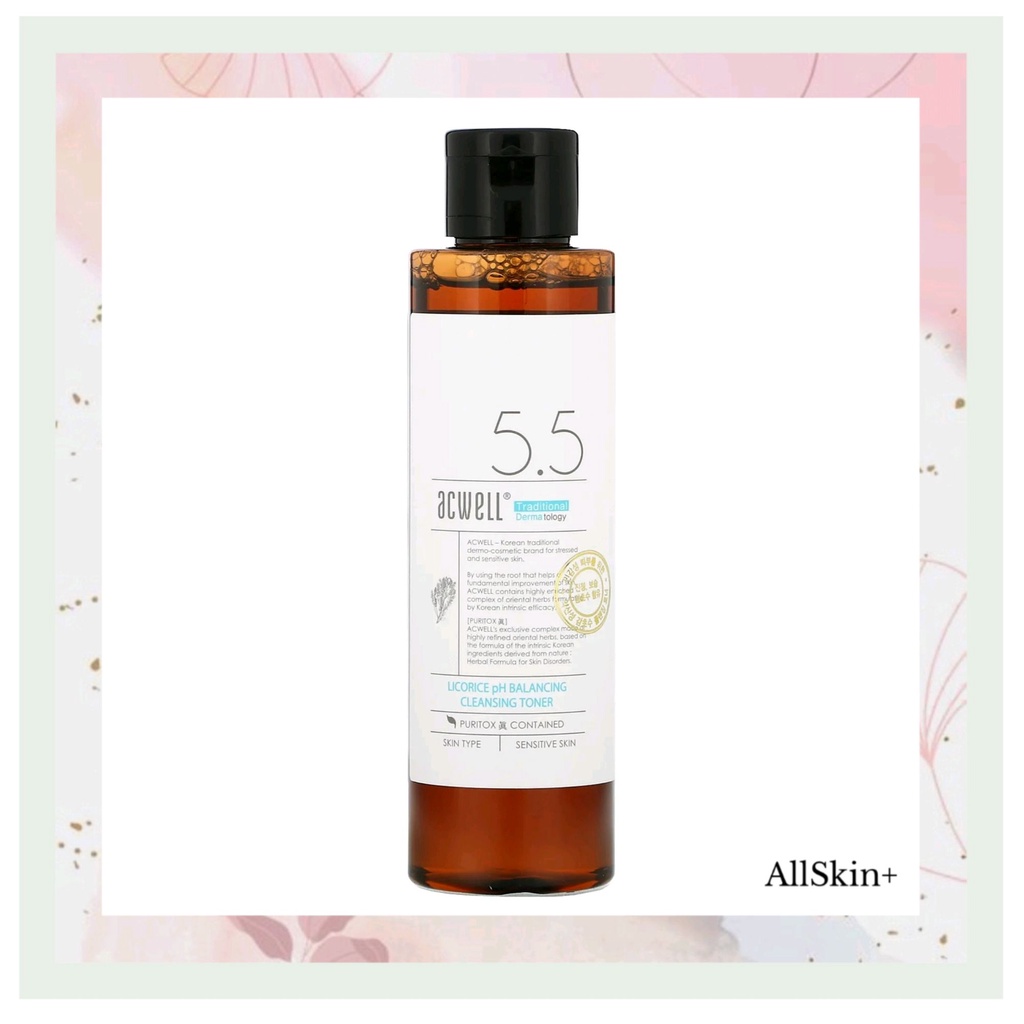 ACWELL Licorice pH Balancing Cleansing Toner 150ml Shopee Philippines