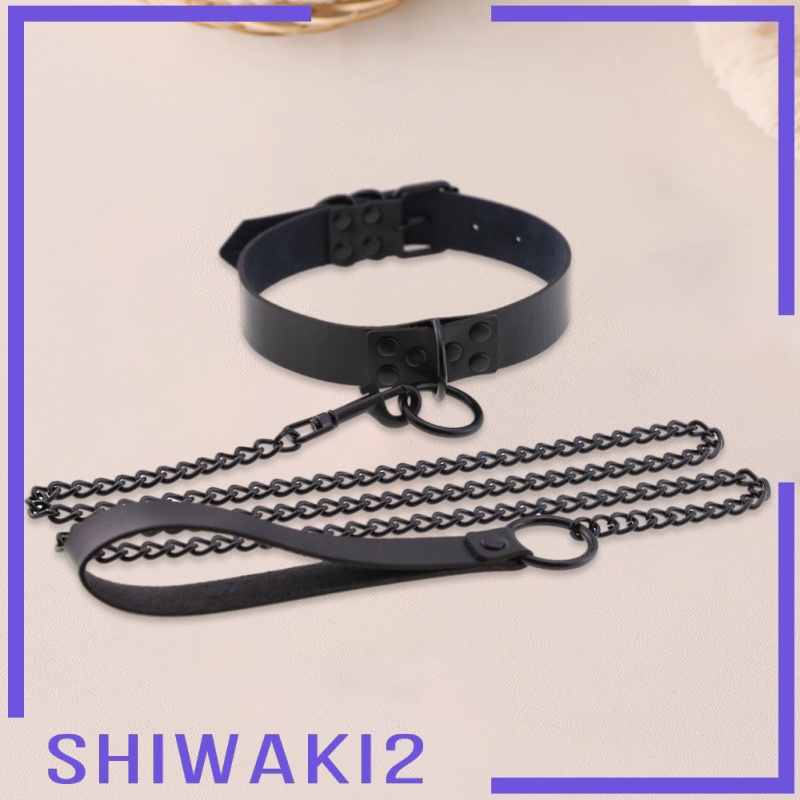 Shiwaki2 Women Men O Ring Traction Rope Necklace Choker Chain Punk Toys Touch Outfits Shopee Philippines