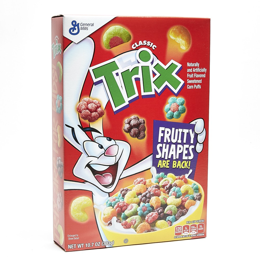 Trix Trolls with Marshmallows Family Size Cereal 308g / Trix Fruity ...