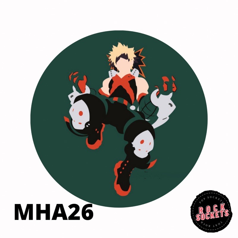 Katsuki Bakugou decorated popsocket Boston Mall