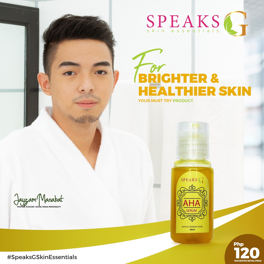 SPEAKS G AHA SERUM 30ml Shopee Philippines