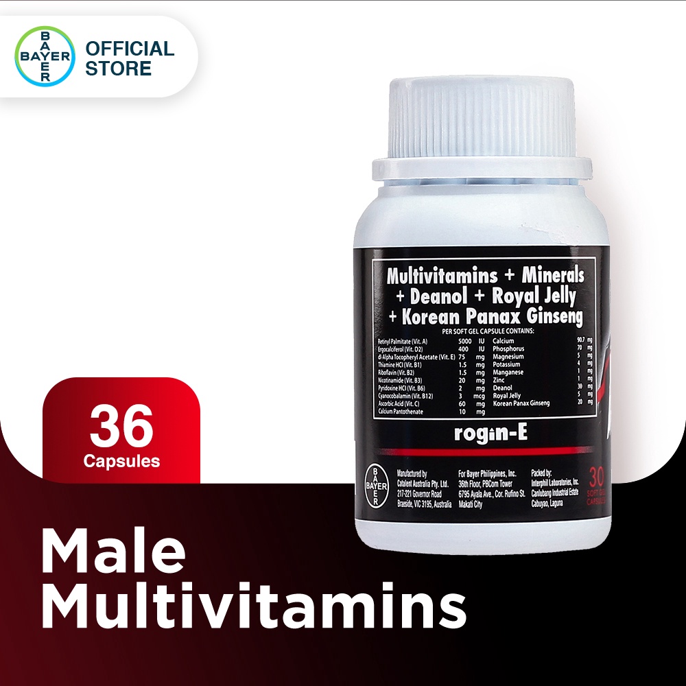 RoginE Multivitamins Soft Gel 36 Tablets bjY Shopee Philippines
