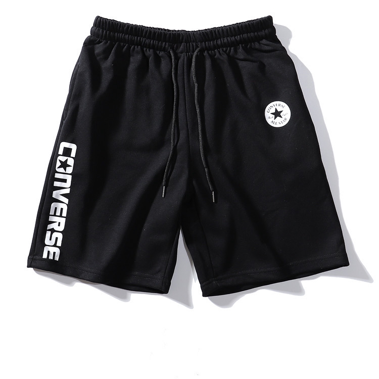 black converse shorts