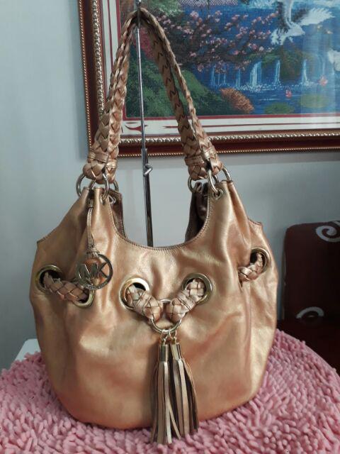 rose gold leather paint