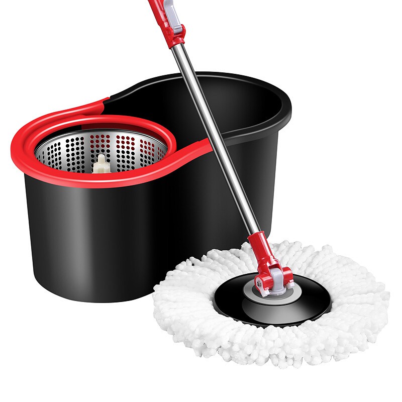 Spin Mop and Bucket Free Hand Washing Magic Automatic Spin Self