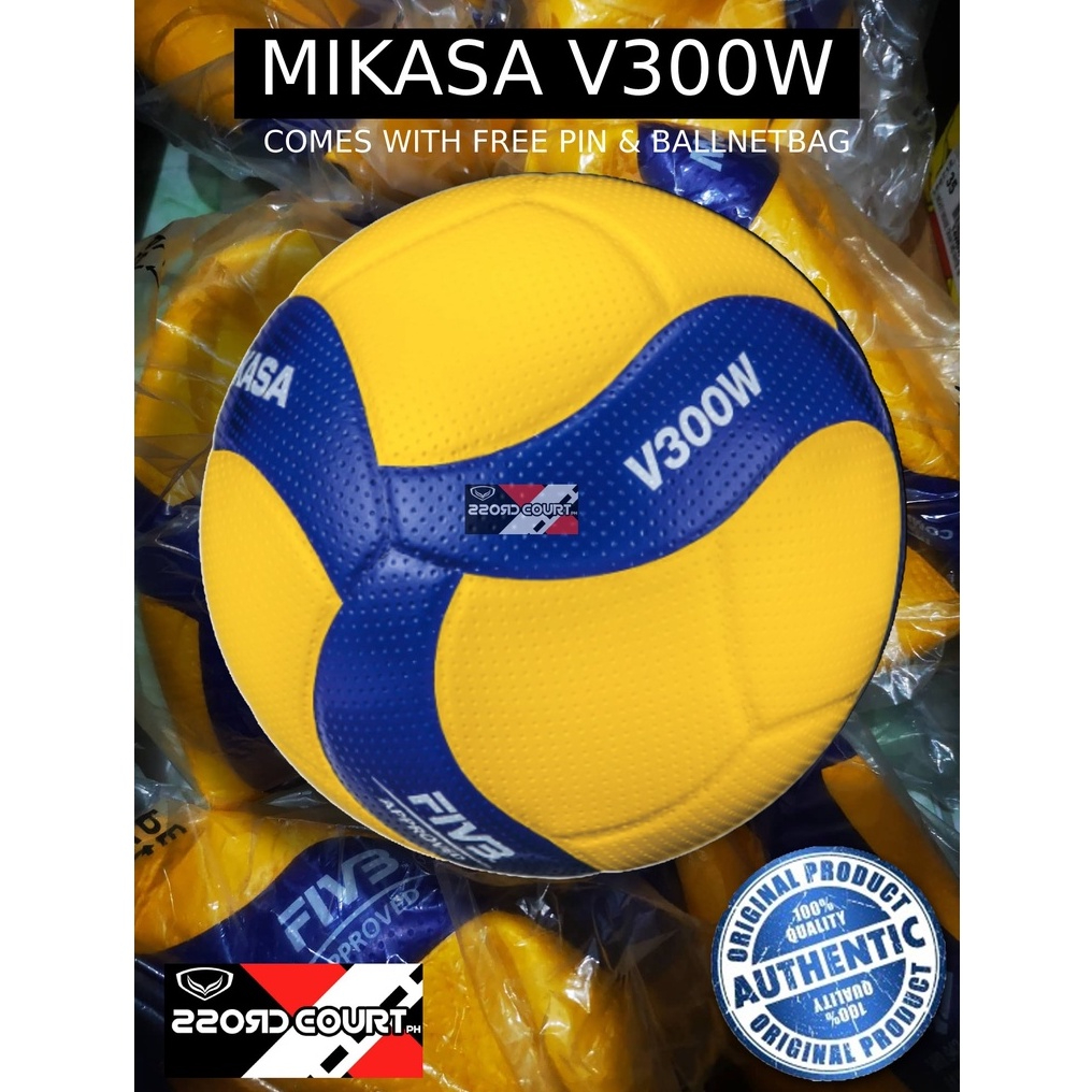 MIKASA V300W FIVB APPROVED 100 AUTHENTIC with QRcode scan for