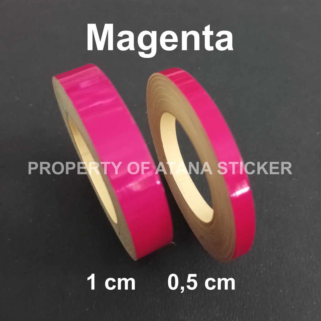 MERAH Sticker List Body Motorcycle Body Rims Matic Car Magenta Pink