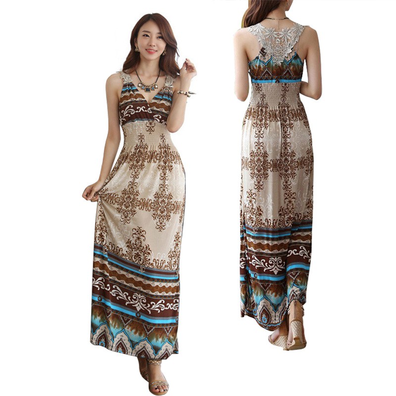 bohemian outfit shopee