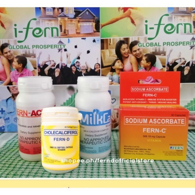 FERN D 60s & 120s Vitamin D Fern C Fern Activ Milkca Shopee Philippines