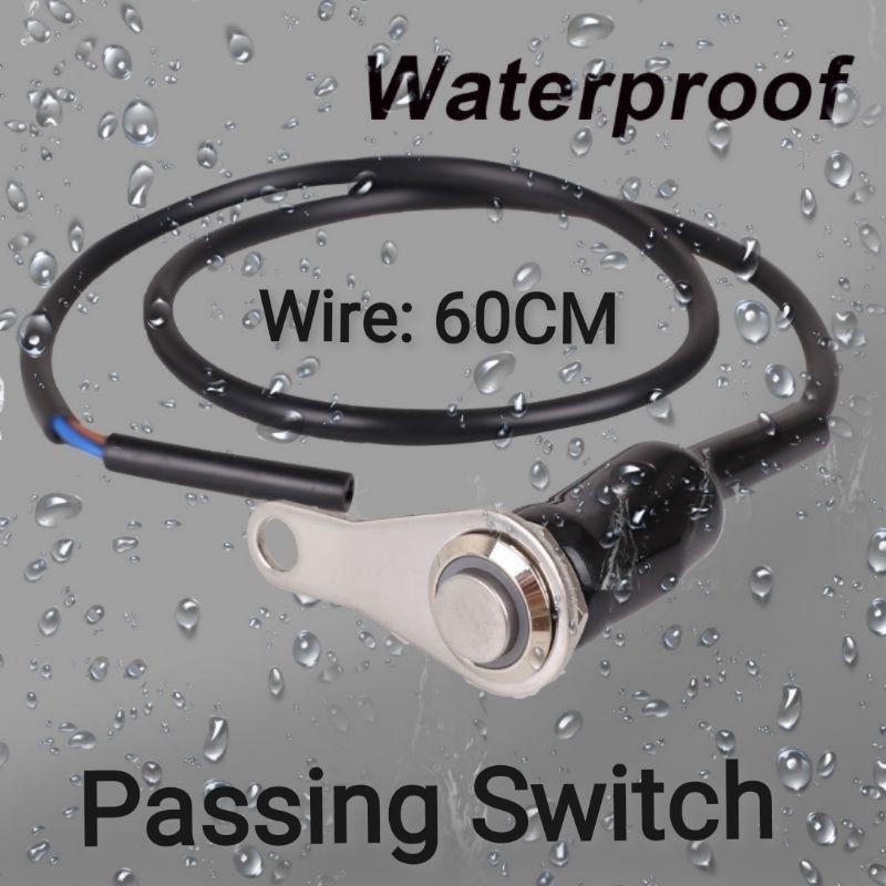 16MM Waterproof Passing Light switch/ Push Button Switch/ Momentary