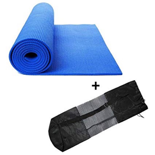 Yoga Mat Canvass Bag Set Exercise Floor Mat Fitness Gym Matting