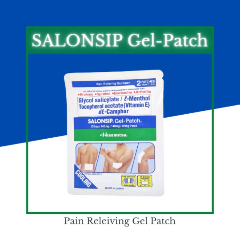 Salonsip Salonpas Gel Pain Relief Patches Shopee Philippines