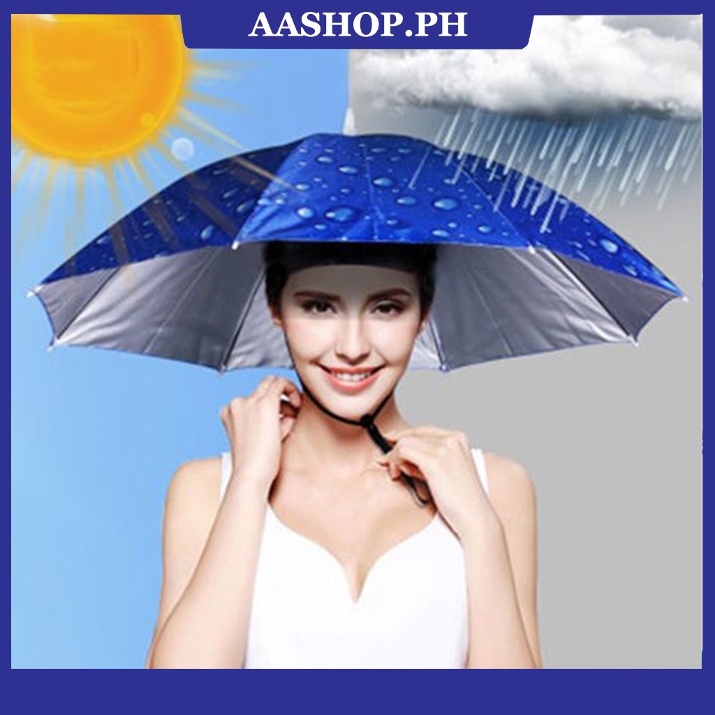 Umbrella Hat Head Umbrella for adults Foldable Golf Fishing Camping