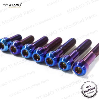 RTAMO Titanium Bolts PVD Black/ Real Titanium Burntblue ...