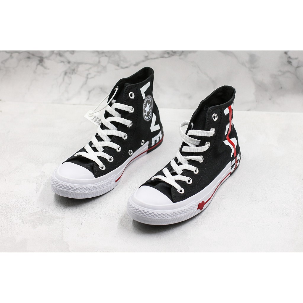 black non slip converse