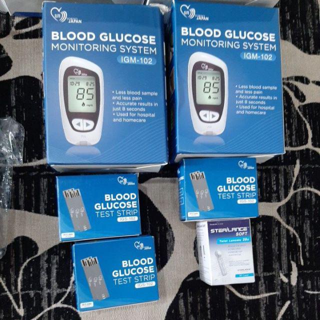 Indoplas Elite Tokyo Japan Blood Glucose Meter Monitoring System with 50 test strips