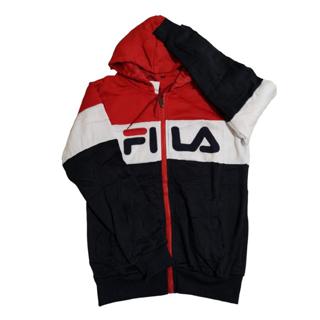 fila hoodie mens grey