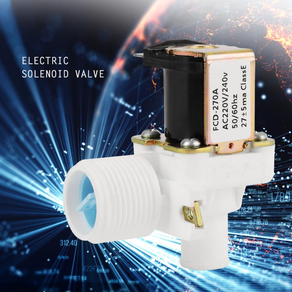 Coffee Machine PA Nylon Parallel Single Control Valve Male 3/4 X12 Water Inlet Solenoid Valve for Washing Machine Specification : Parallel, Voltage : AC110V Ice Machine 