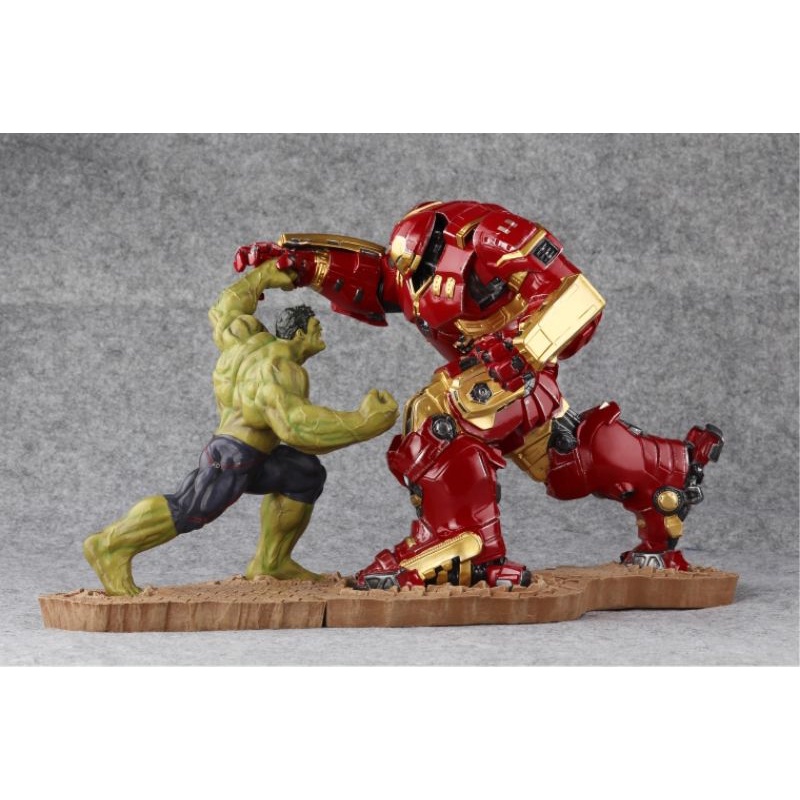 Pj Studio Hulk vs HulkBuster Statue Set Shopee Philippines
