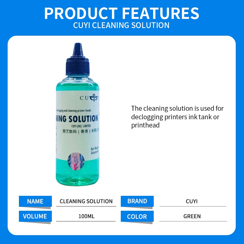 Cuyi Cleaning Solution For Inkjet Printer 100ml Shopee Philippines