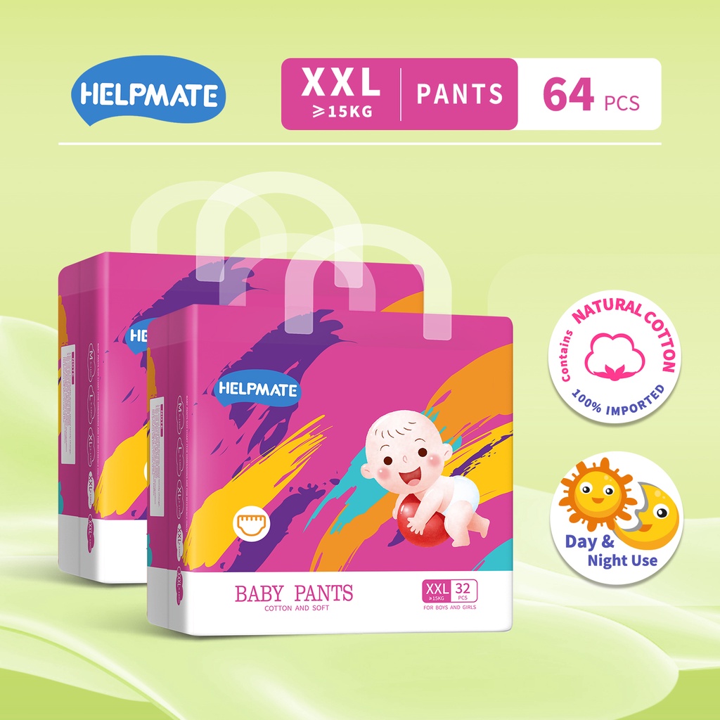 Helpmate Baby Pants Diaper Cotton and Soft Size XXL (More than 15kg